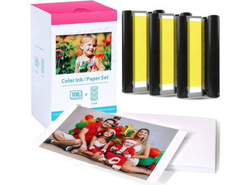 Color ink / paper set 108 sheets+3ink