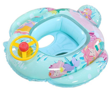 Steering wheel baby float ring