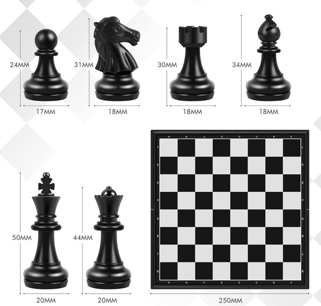 Chess magnetic set