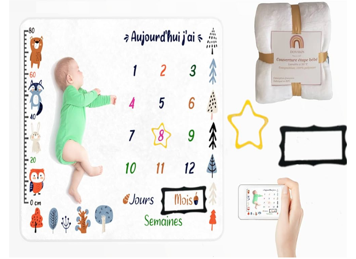 Baby step blanket