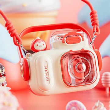 Camera shape water bottle