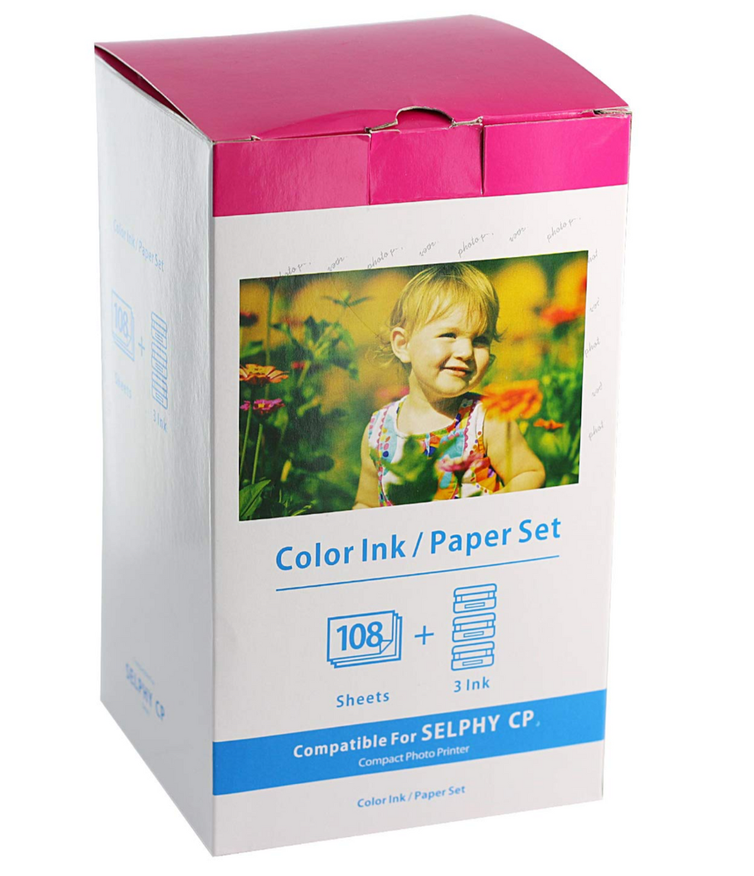 Color ink / paper set 108 sheets+3ink
