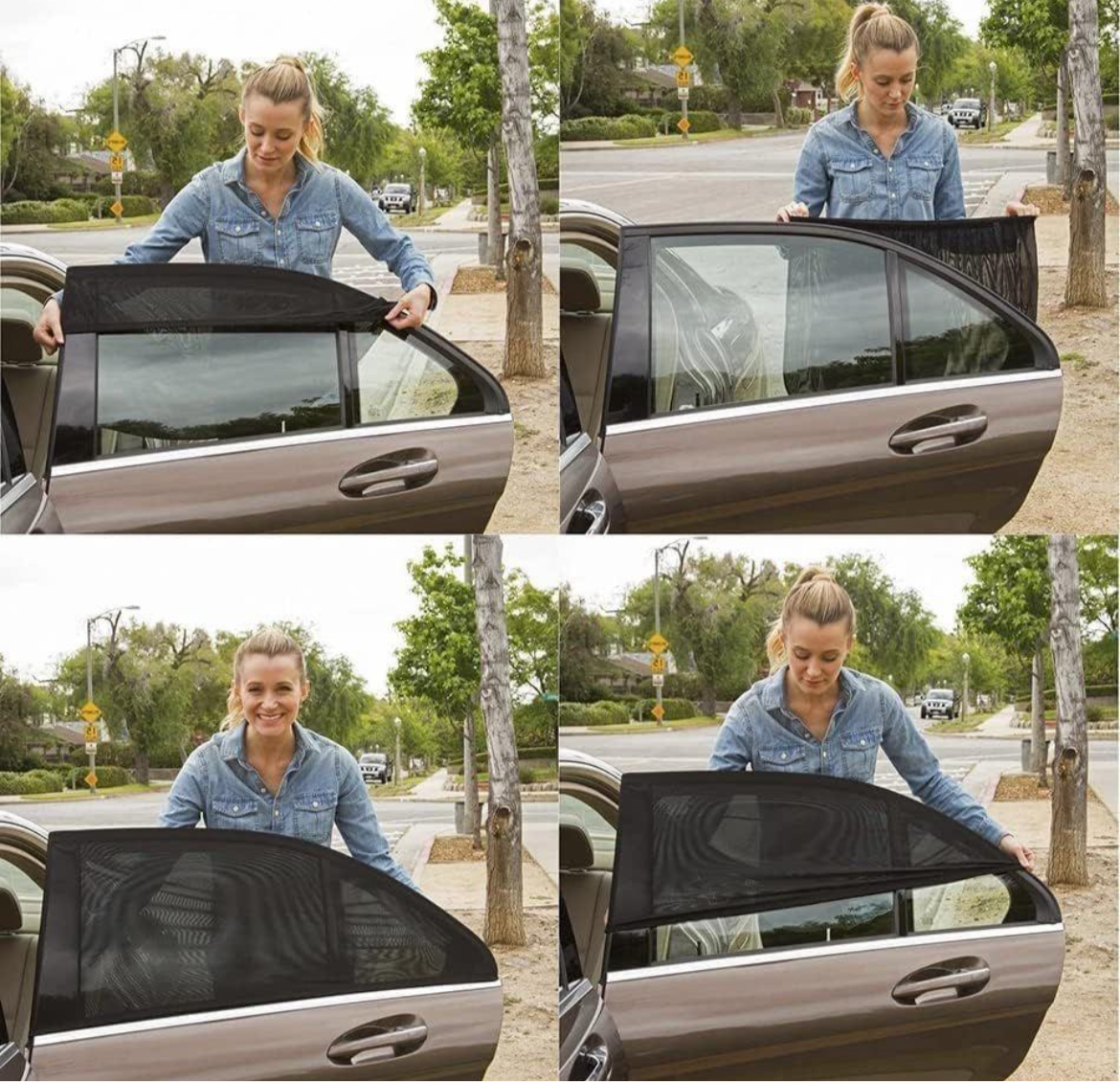 4 car window shades
