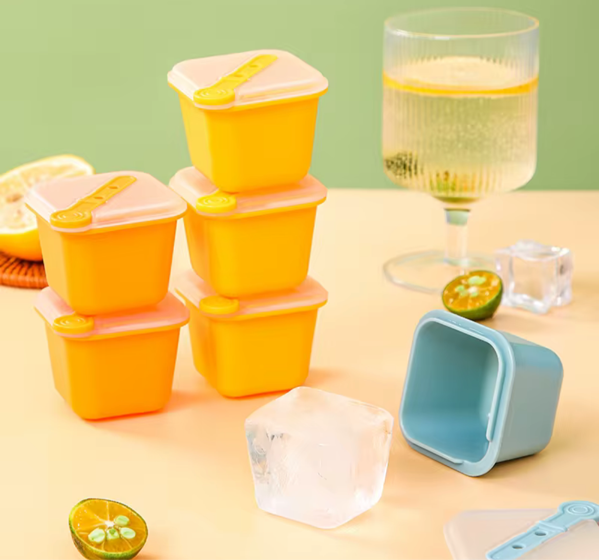 Icecube ice cream maker 6 pieces
