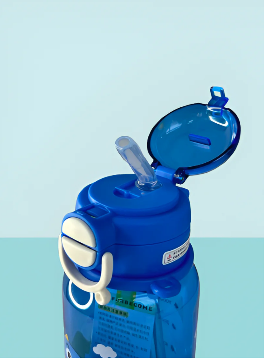 kids 2 way drinking water bottle