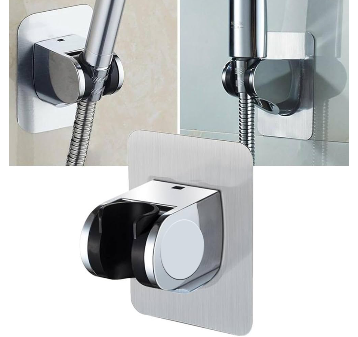 Shower head holder adhesive sticker