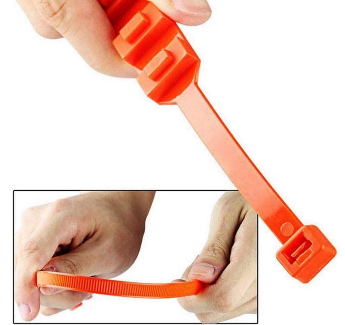 Plastic car snow chain 12pcs